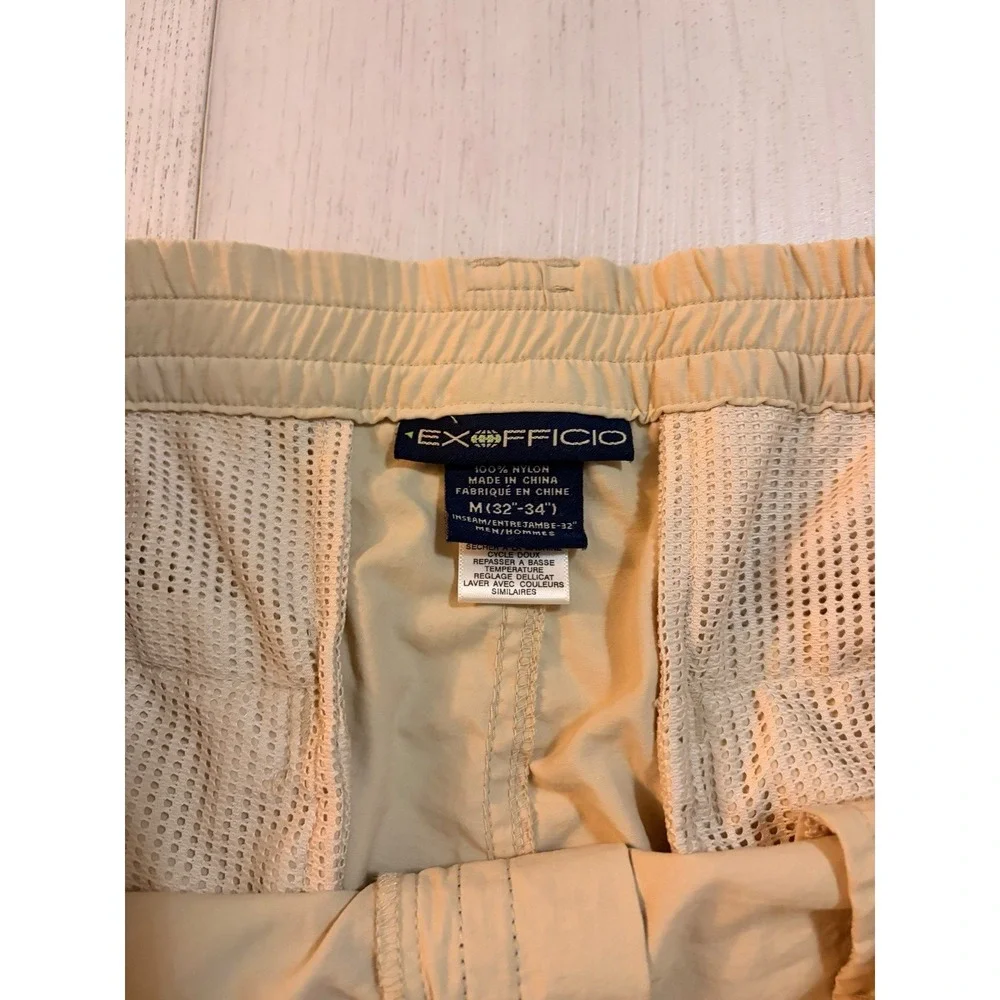 ExOfficio Outdoors Pants Sz M - Beige - Lightweight Travel Camping Hiking